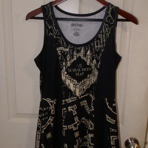 Harry Potter 'The Marauder's Map' printed dress